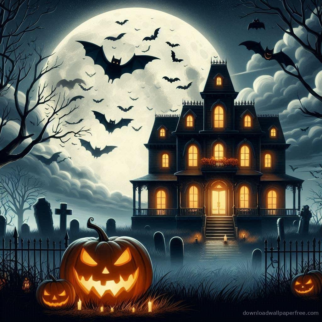 halloween wallpaper scary cute free