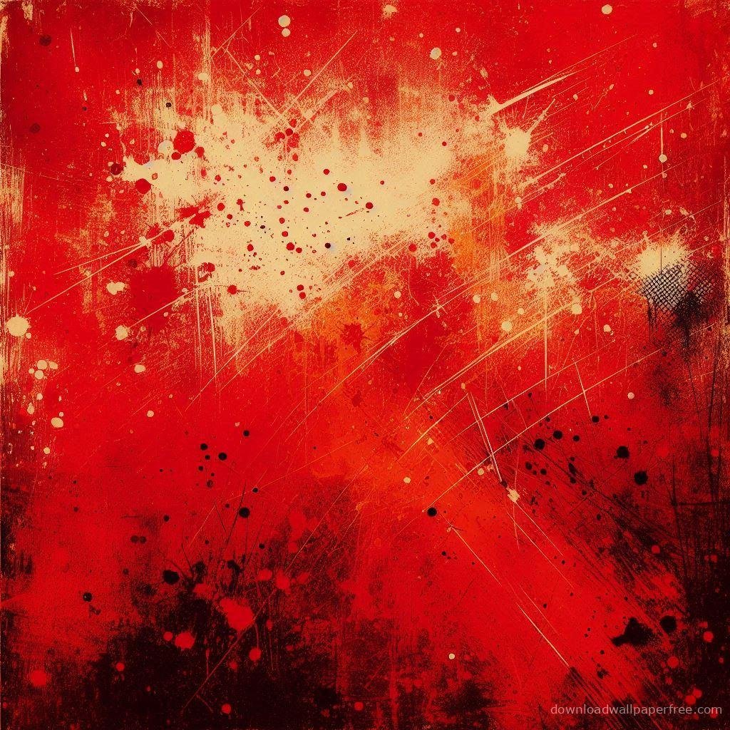 Red grunge computer generated abstract background free download